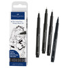 Faber Castell Creative Studio-Pitt Artist Pen Set- Set of 4-Manga Black Set - 5A003R1V-1HMKR