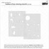 Lawn Clippings Coloring Stencil-Bubbles of Joy - 5A003VDS-1HR5G