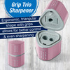 Faber Castell- GripTrio Pencil Sharpener - Rose Shadows - 5A003R1Q-1HMK4