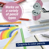 Faber Castell- GripTrio Pencil Sharpener - Rose Shadows - 5A003R1Q-1HMK4