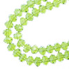 3 Pack - Crystal Lane DIY Rondelle 2 Strand 7" 6x8mm-Green - 5A003QGC-1HLMX