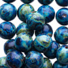 3 Pack - John Bead Czech Druk Bead Strand 8mm-Transparent Dark Blue - 5A003QJ7-1HM2Z