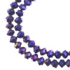 3 Pack - Crystal Lane DIY Rondelle 2 Strand 7" 4x6mm-Purple Iris - 5A003QMY-1HLYV