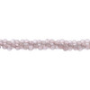 3 Pack - John Bead Semi-Precious 4mm 8"-Round Rose Quartz Natural - 5A003QM9-1HLTB