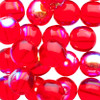 3 Pack - John Bead Czech Druk Bead Strand 8mm-Transparent Light Siam - 5A003QH4-1HLR6