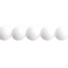 3 Pack - John Bead Czech Druk Bead Strand 8mm-Opaque Chalk White - 5A003QPH-1HM0W