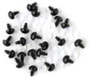 12 Pack - CousinDIY Shank Back Solid Eyes 9mm 8/Pkg-Black - 40000420