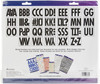 3 Pack - Sticko Jumbo Alphabet Stickers-Black Futura Regular Jumbo - E5290217