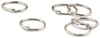 6 Pack - Hygloss Book Rings 50/Pkg-Silver 1" - H61251