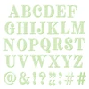 Sizzix Clear Stamps Set By 49 & Market-Textured Alphabet - 5A003T8H-1HQ3C