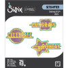 Sizzix Thinlits Die Set 6PK -Word Wafers Birthday - 5A003S67-1HP0N - 630454294610