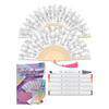 Creative Studio Paper Fan Painting Kit-Cherry Blossom - 5A003H18-1HC6M
