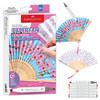Creative Studio Paper Fan Painting Kit-Cherry Blossom - 5A003H18-1HC6M