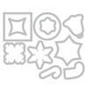Sizzix Clear Stamps Set 16PK w/10PK Framelits Dies-Around the Holidays - 5A003S5Y-1HP0X - 630454295006