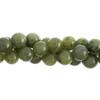 John Bead Semi-Precious 8mm 8"-Canadian Jade Natural - 5A003QMC-1HLQC