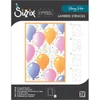 Sizzix A6 Stencil 4PK Set-Birthday Balloons - 5A003S6H-1HNZV - 630454294627