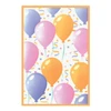 Sizzix A6 Stencil 4PK Set-Birthday Balloons - 5A003S6H-1HNZV