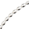 John Bead Metal Cowrie Bead 16x11mm 8" Strand 11/Pkg-Matte Silver - 5A003QPY-1HLWX