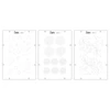 Sizzix Clear Stamp Set 5/Pkg W/Stencils 3/Pkg By Cat Kerr-Ikigai - 5A002BLH-1GF32 - 630454290445