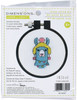 Dimensions Learn-A-Craft Counted Cross Stitch Kit 3" Round-Llama (11 Count) 72-76091 - 088677760915