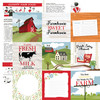 25 Pack Farmhouse Living Double-Sided Cardstock 12"X12"-4"X4" Journaling Cards CBLIV145-9 - 793888085909