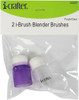 i-crafter i-Brush Blender Brushes 2/Pkg-Purple/Clear IBBB2PK-22207 - 850020048441