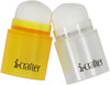 2 Pack i-crafter i-Brush Blender Brushes 2/Pkg-Yellow/Clear IBBB2PK-22203