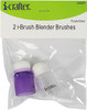 2 Pack i-crafter i-Brush Blender Brushes 2/Pkg-Purple/Clear IBBB2PK-22207 - 850020048441