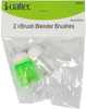 2 Pack i-crafter i-Brush Blender Brushes 2/Pkg-Green/Clear IBBB2PK-22210 - 850020048472