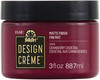 FolkArt Design Creme Paint 3oz-Cranberry Cocktail - FDC-34848 - 028995348488