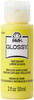 FolkArt Glossy Paint 2oz-Sunlight - 11-11820 - 028995118203