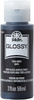 FolkArt Glossy Paint 2oz-Onyx - 11-11834 - 028995118340
