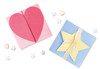 Sizzix Thinlits Dies By Kath Breen 5/Pkg-Box-Heart & Star Card 665479
