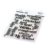 Pinkfresh Studio Clear Stamp Set 4"X6"-Perfect Sentiments PF113721