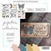 Prima Marketing Re-Design Decor Transfers 6"X12" 3/Sheets-Papillon Collection RE653385