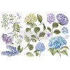 Prima Marketing Re-Design Decor Transfers 6"X12" 3/Sheets-Mystic Hydrangea - RE653408