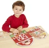 Melissa & Doug Puffy Sticker Play Set-On The Farm 52 Stickers - MD9408