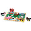 Melissa & Doug Chunky Puzzle 6pcs 12"X9"-Farm - MDCP-3723