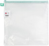 Avery Elle Zippered Vinyl Mesh Pouch-Aqua-Extra Large - Z2101 - 811568029576