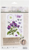 Studio Light Jenine's Mindful Art Essentials Clear Stamps-Violets STAMP67