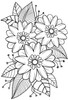 Woodware Clear Stamps 4"X6"-Passion Flower JGS763
