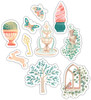 Craft Consortium Laser-Cut Wooden Shapes 10/Pkg-Secret Garden CWDNS014