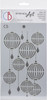 Ciao Bella Stencil Art Texture Stencil 5"X8"-Lanterns MS003 - 8052789435254