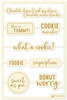 P13 Die-Cut Chipboard Embellishments 4"X6"-Sugar & Spice #07, 8/Pkg P13SAS55