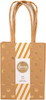 3 Pack American Crafts Fancy That Mini Gift Bags 3.875"X5" 4/Pkg-Gold Foil Polka Dot 34007971 - 718813437028
