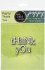 2 Pack Poppystamps Metal Dies-Playful Thank You PS2405 - 873980924051