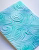 2 Pack - Memory Box 3D Embossing Folder 4.5"X5.75"-Waves - EF1013