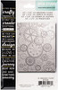 2 Pack - Memory Box 3D Embossing Folder 4.5"X5.75"-Put It In Gear - EF1018