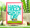 Lawn Cuts Custom Craft Die-Giant Happy Birthday - LF2612