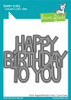 Lawn Cuts Custom Craft Die-Giant Happy Birthday - LF2613